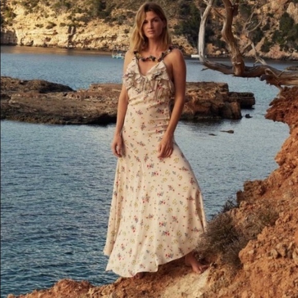 Doen Dresses & Skirts - DOÊN SILK DELLA MAXI DRESS IN SUMMER SOLSTICE NWT